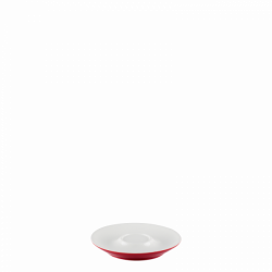 Mocca saucer 12.5 cm - RGB red gloss Lunasol
