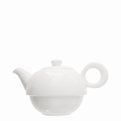 Teekrug / Tea for one - RGB weiss Lunasol
