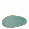 Talíř oválný 41 cm - Gaya Sand tyrkysový Lunasol