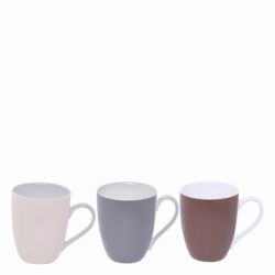 Sada hrnečkov 3 ks Farebné - BASIC Lunasol