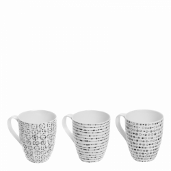 Sada hrnečkov 3 ks Dots - BASIC Lunasol