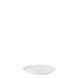 Mokka podšálka Trojuholník - FLOW Štrukturovaný biely