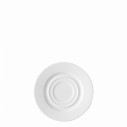 Kombi podšálek Relief 15.5 cm - Chic Relief bílý