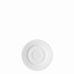 Mocca podšálek Relief 14 cm - Chic Relief bílý