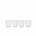 Pohár Tulipán 190ml set 4ks - BASIC poháre dvojstenné