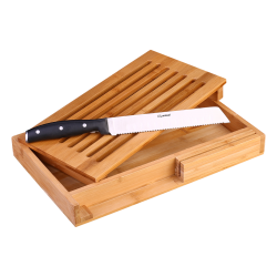 Bread cutting board with Knife - Basic Chef Lunasol