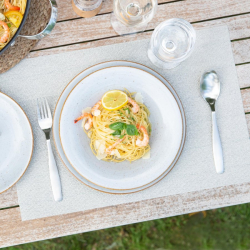 Prostírání 30x45cm, stříbrná 1ks - BASIC Ambiente