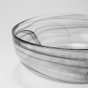 Bowl 21 cm - Elements Glass black