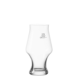 Beer Glass 500 ml Set 6pcs 5dl calibrated (-) - Univers Glas Lunasol