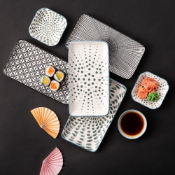 Talíř obdélník 20.3 x 11.2 cm - Gaya Elements Earth