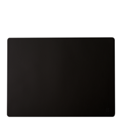 Placemat rectangle PVC black 45 x 32 cm - Elements Ambiente