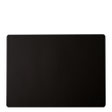 Placemat rectangle PVC black 45 x 32 cm - Elements Ambiente