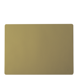 Placemat rectangle PVC gold 45 x 32 cm - Elements Ambiente