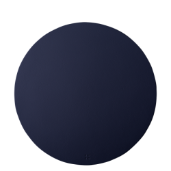 Placemat circle PVC blue ø 38 cm - Elements Ambiente