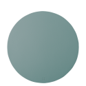 Placemat circle PVC light blue ø 38 cm - Elements Ambiente