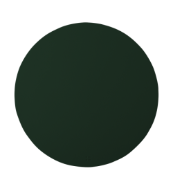 Placemat circle PVC green ø 38 cm - Elements Ambiente
