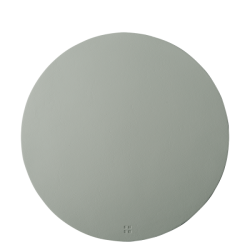 Placemat circle PVC silver ø 38 cm - Elements Ambiente