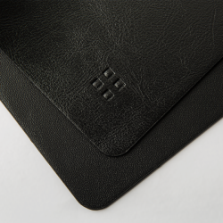 Prostírání obdélník PVC černé 45 x 32 cm - Elements Ambiente