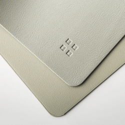 Prostírání obdélník PVC stříbrné 45 x 32 cm - Elements Ambiente