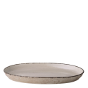 Oven dish oval 45 x 30 x 4.5 cm - Elements light grey speckled