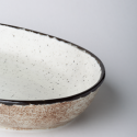 Oven dish oval 45 x 30 x 4.5 cm - Elements light grey speckled