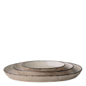 Oven dish oval 25 x 17 x 4.5 cm - Elements light grey speckled