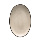 Auflaufform oval 35 x 23 x 4.5 cm - Elements light grey speckled