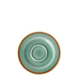 Mocca saucer 12 cm - Gaya Sand turquoise Lunasol