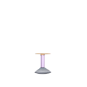 Svietnik 14,5 cm sivý/ružový/jantárový - ICHENDORF