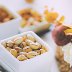 Miska hranatá s bambusovou deskou, set 4 ks - BASIC Bamboo Lunasol