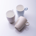 Coffee Cup 190ml, high - RGB light grey glossy Lunasol