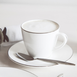 Kaffee Obere 25 cl - Premium Platinum Line mit Platin-Rand