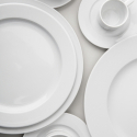Talíř plytký Relief 25.6 cm - Chic Relief bílý