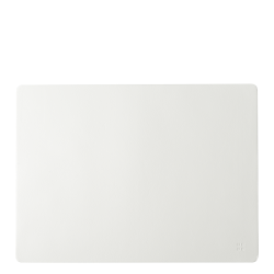 Placemat rectangle PVC white 45 x 32 cm - Elements Ambiente