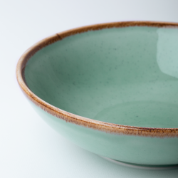 Deep Plate 19.5 cm - Gaya Sand turquoise Lunasol