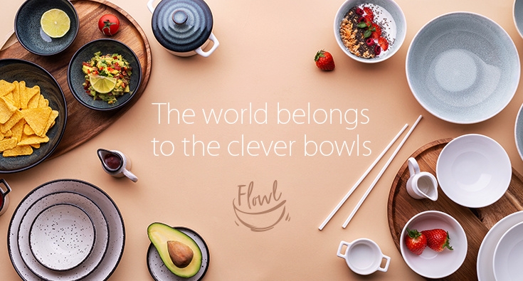 Modern new – practical Flowl bowls