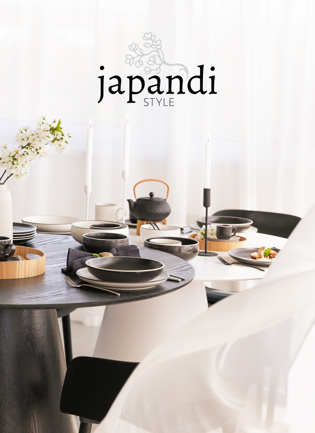Japandi style banner